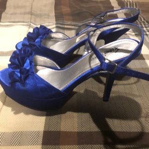 Blue Fioni Heels